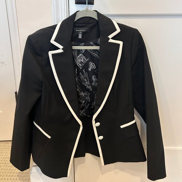 White House Black Market Contrast Signature Blazer NWOT - Picture 3 of 4